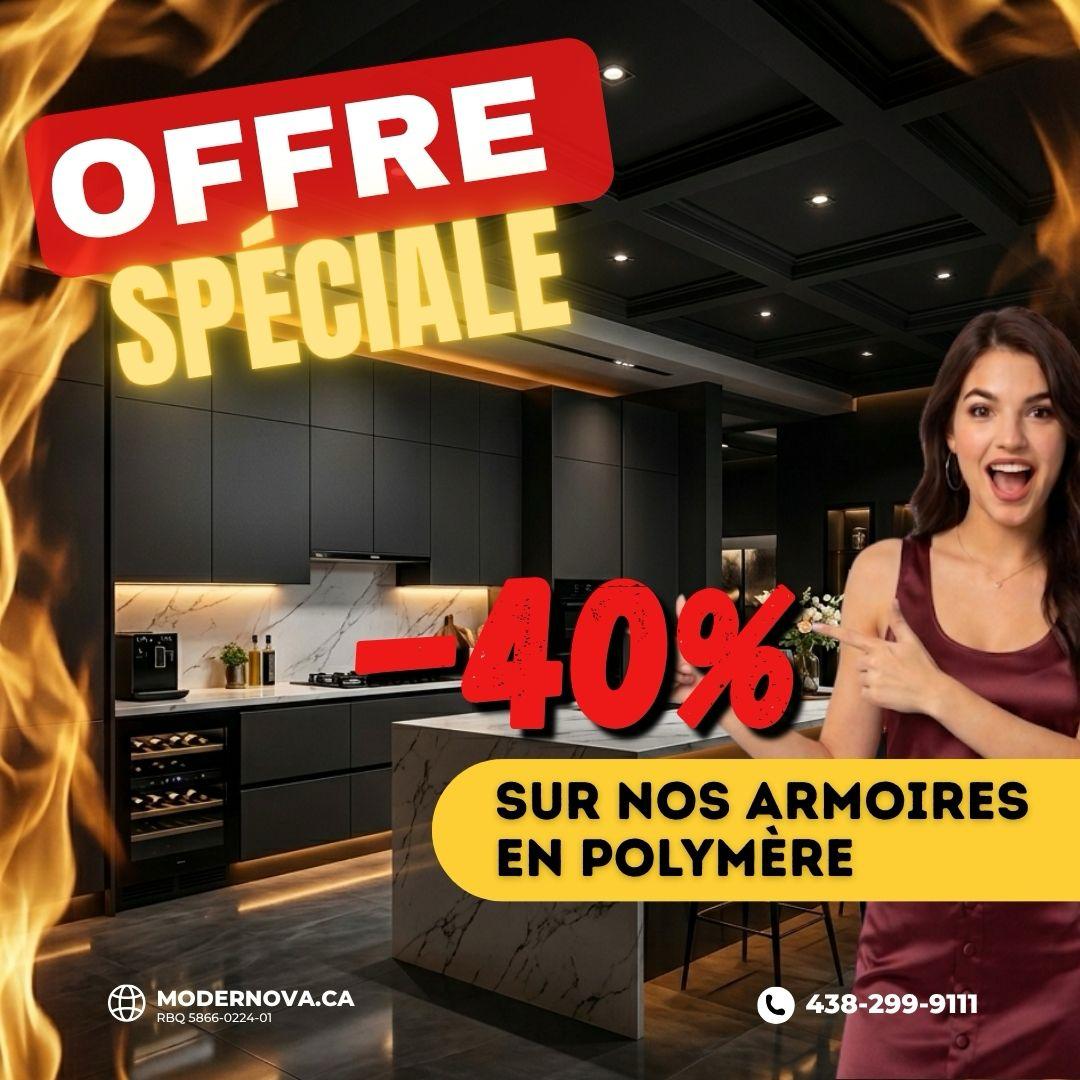Offre spéciale armoires en polymère